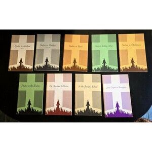 RARE 1958-1960's Wisconsin Evangelical Lutheran Synod 9 Bible Study Series Books